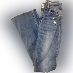 Vanilla Star High Rise Slim Flare Jean Size 1